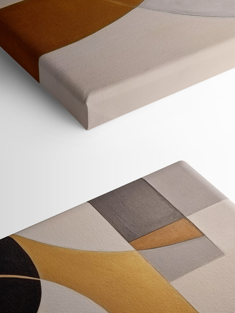 Dynamic shapes in monochrome harmony