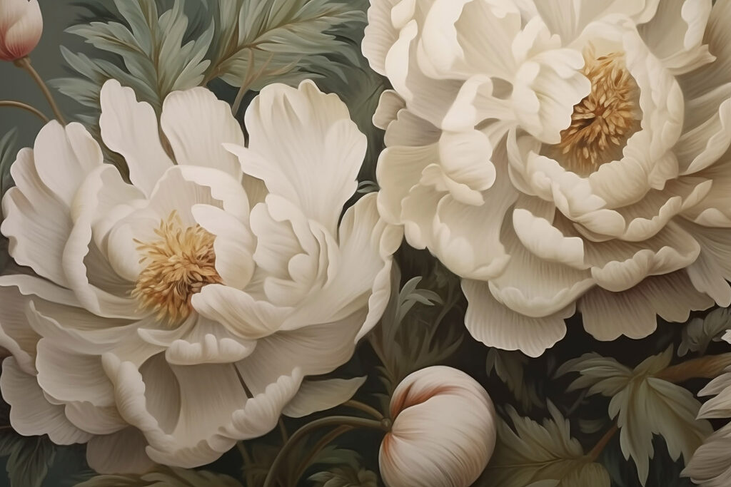 Elegant blooms in soft tones