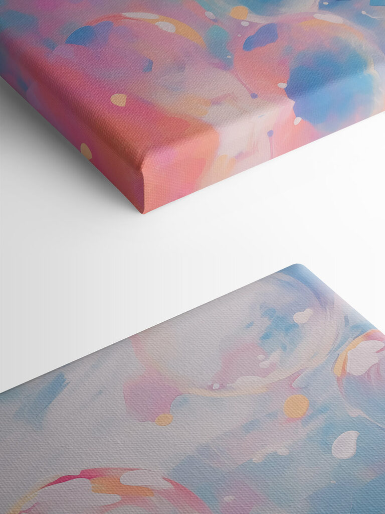 Group of bubbles in the air