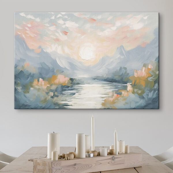 Obraz rzeki i gór Obraz Obraz rzeki i gór