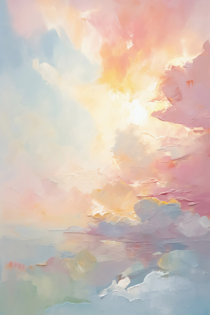 Painting of a sunset