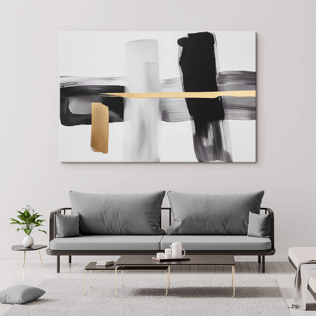 Black and white painting