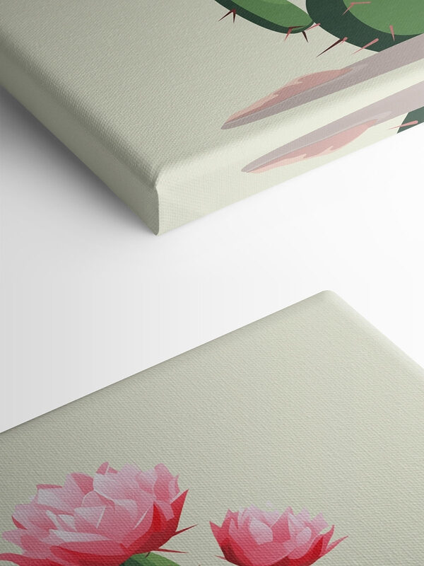 Cactus with pink flowers