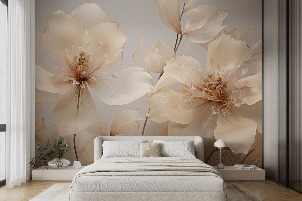 Delicate petals in soft hues