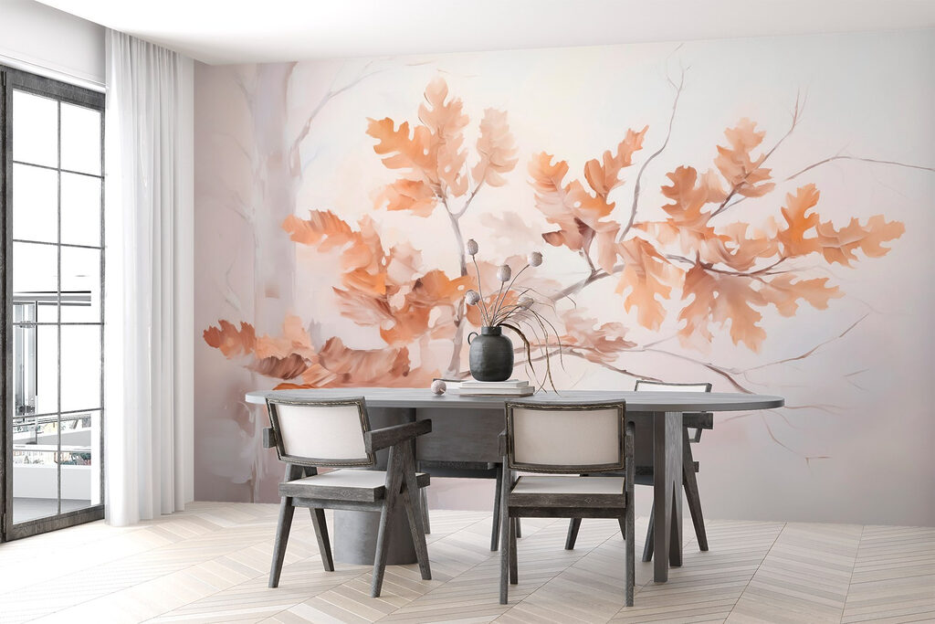 Tree with brown leaves