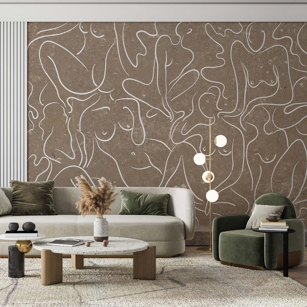 Group of women's figures Group of women's figures