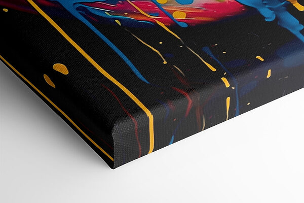 Woman with paint on her face Woman with paint on her face