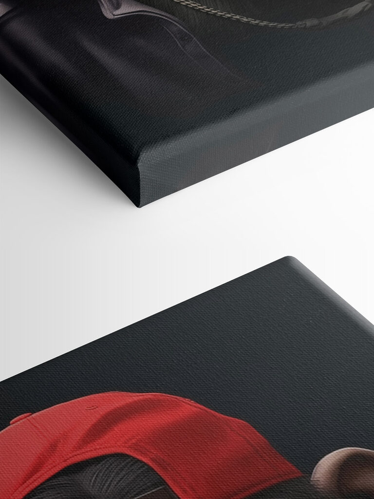 Chimpanzee wearing a red hat and jacket Chimpanzee wearing a red hat and jacket