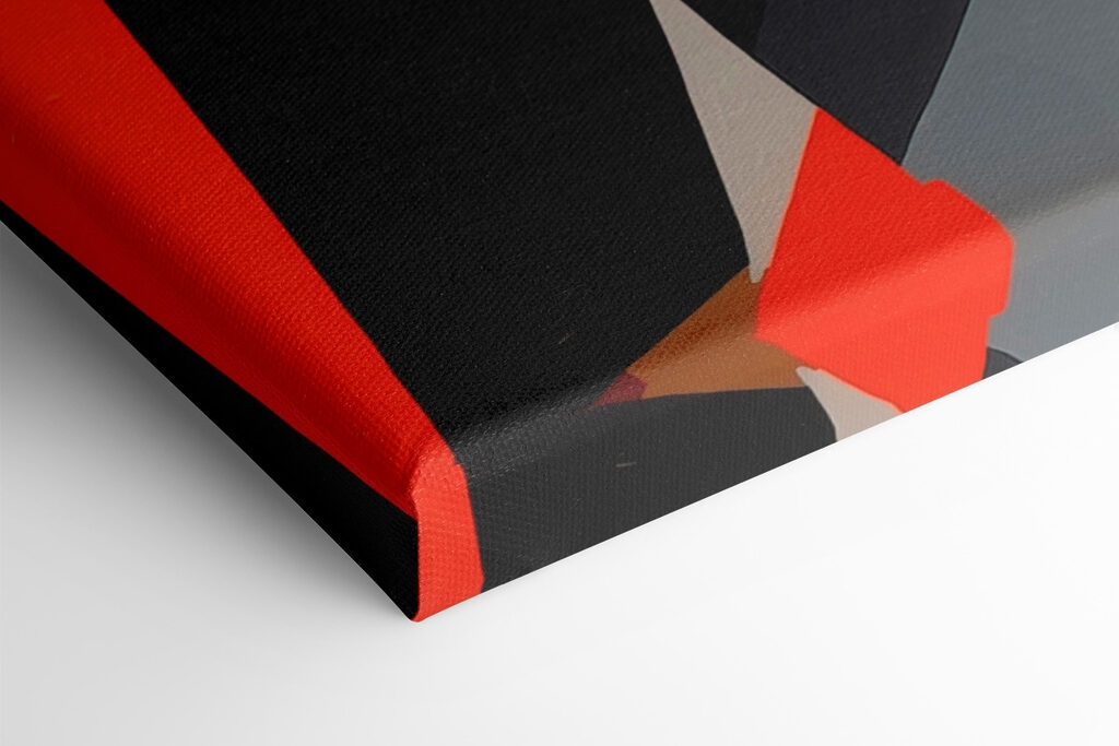 Painting of a woman's face