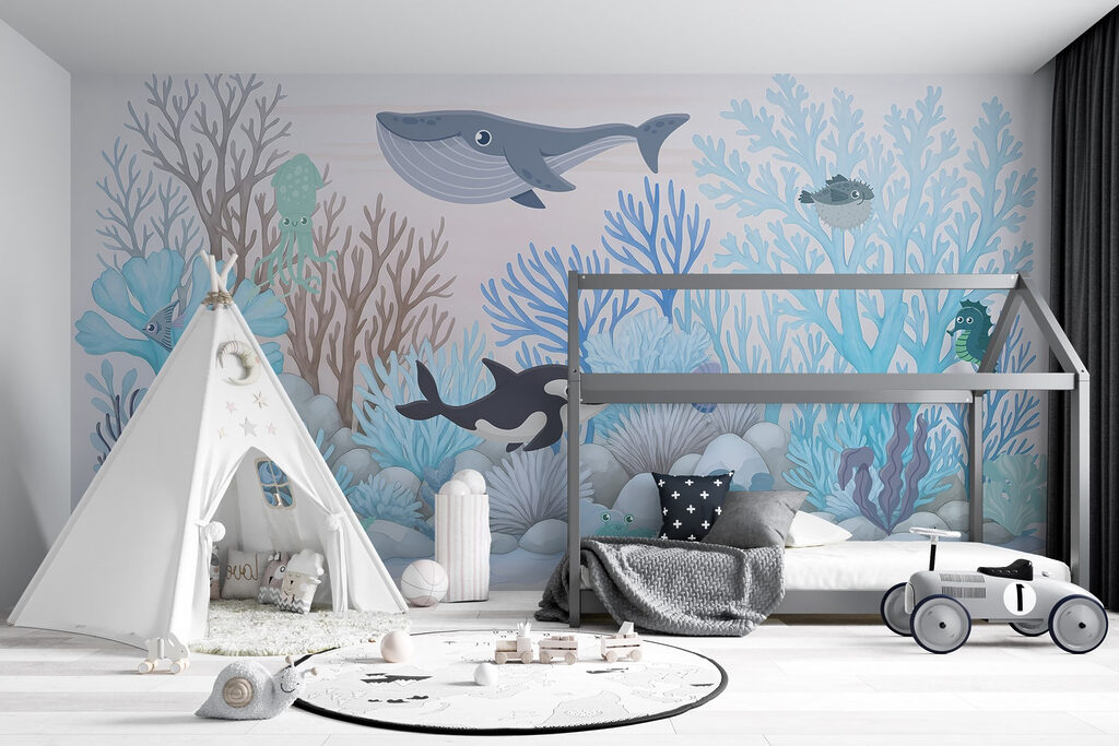 Cartoon of a sea animal