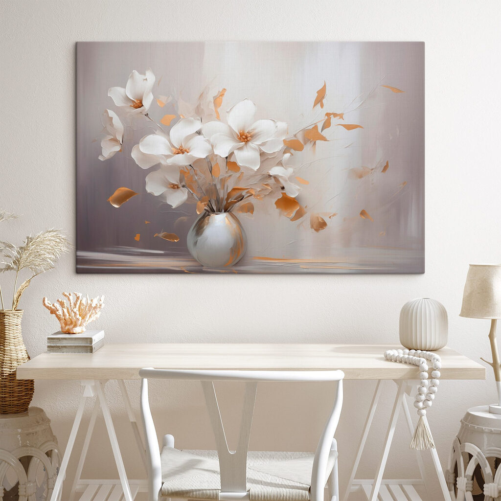 Elegant flowers in a stylish vase