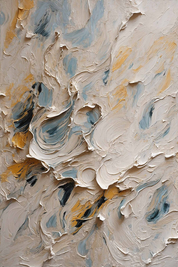 Abstract swirls of color and texture