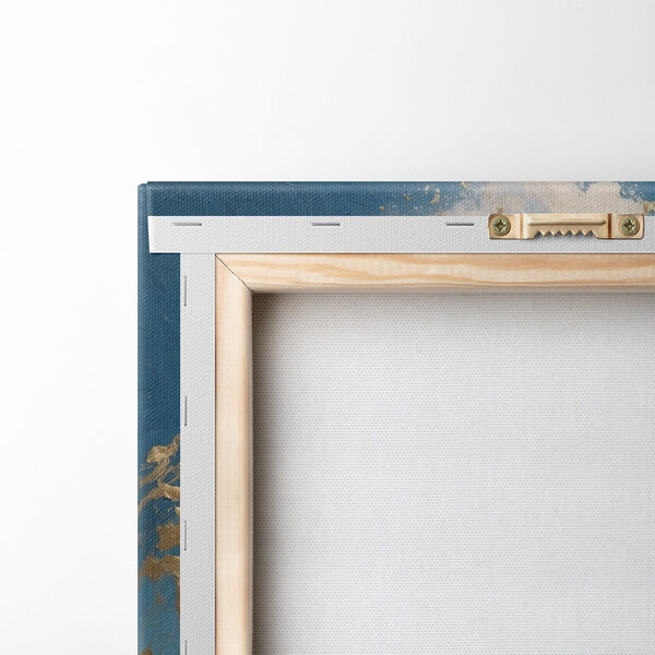 Majestic wave in vibrant blues Majestic wave in vibrant blues