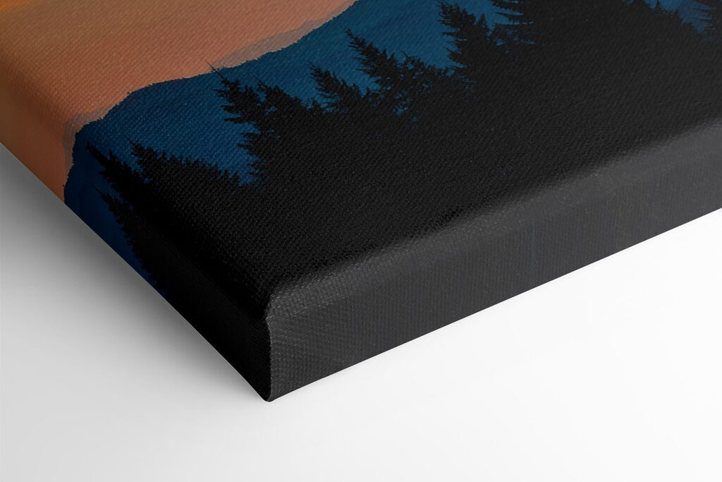 Group of trees in a forest