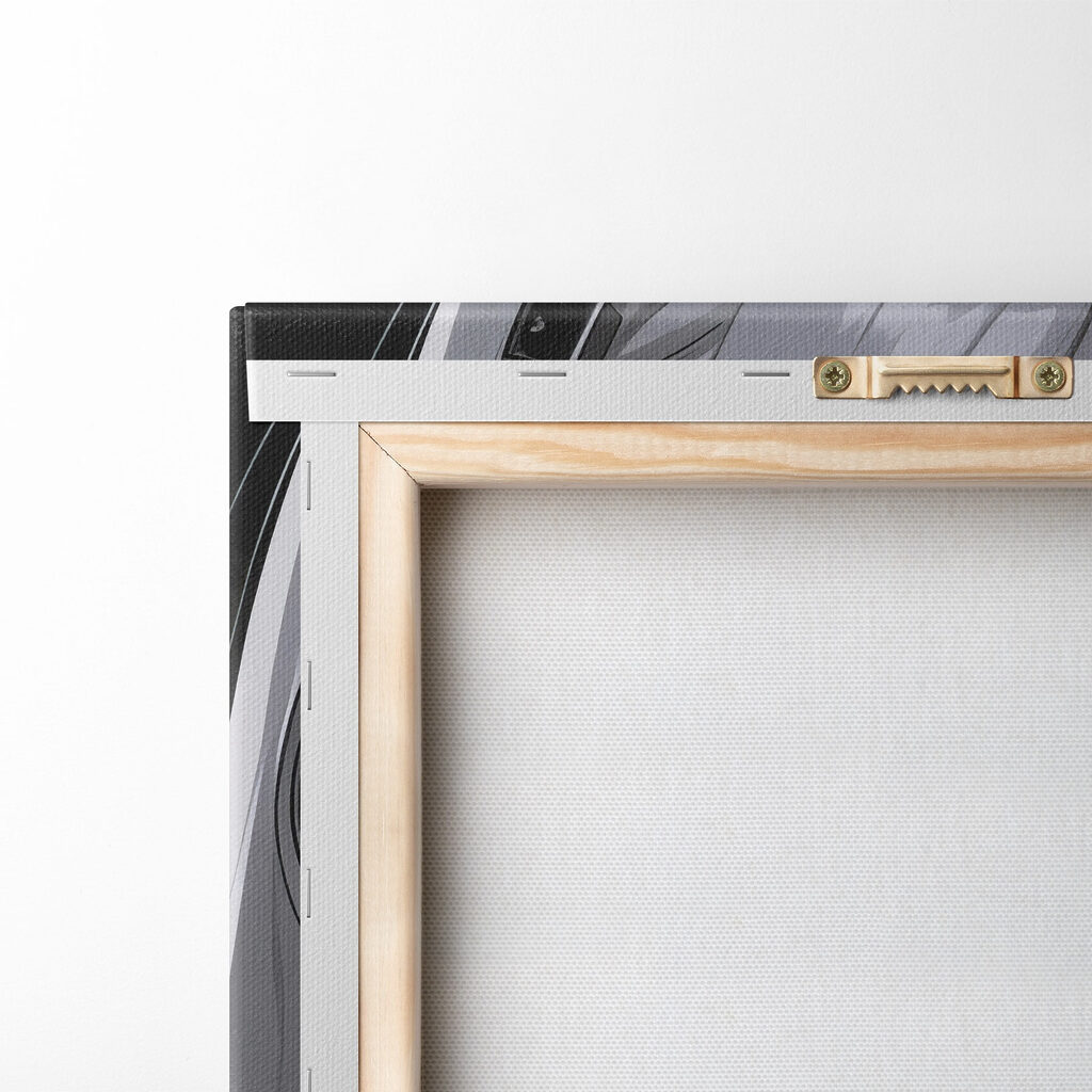 Woman with long blonde hair wearing headphones Woman with long blonde hair wearing headphones