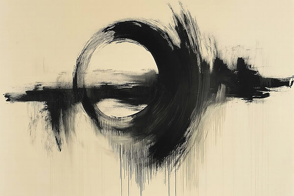 Czarne koło na białym tle Czarne koło na białym tle