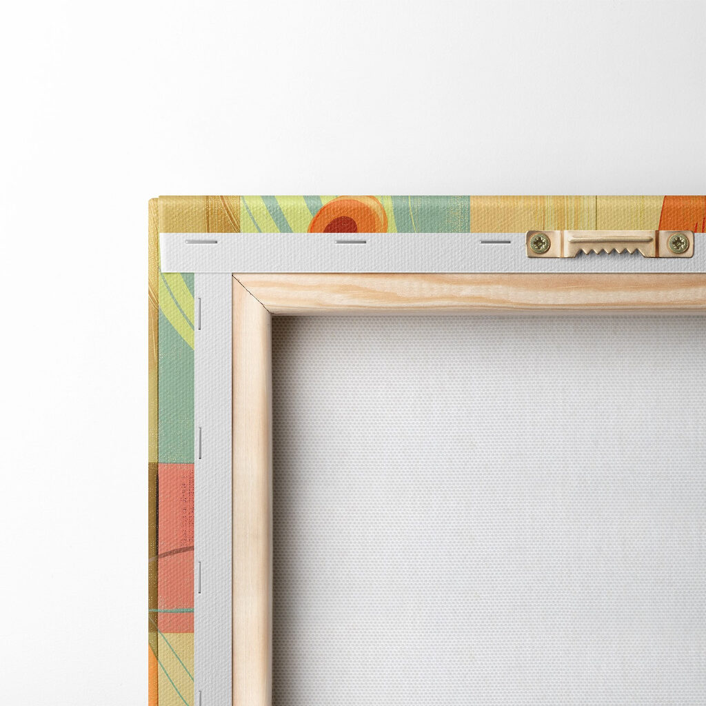 Colorful art of a martini glass