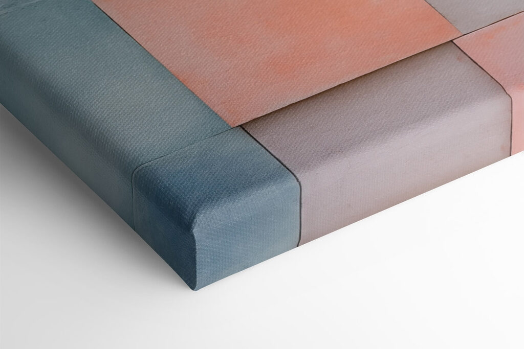 Wall of colorful tiles