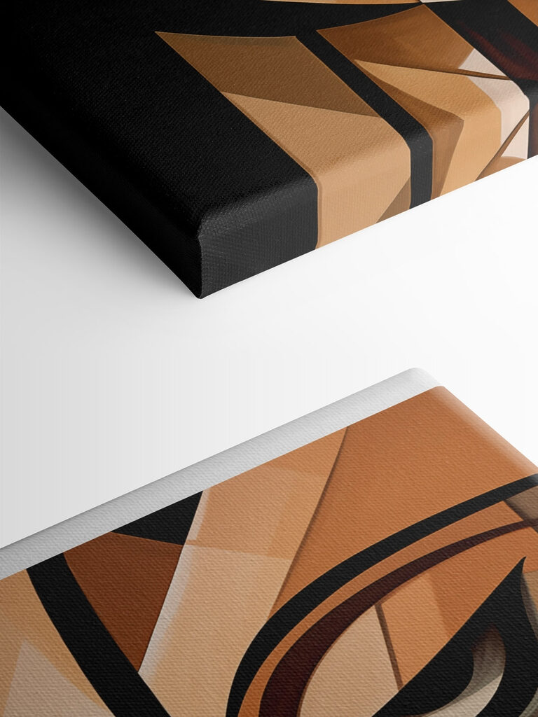 Painting of a woman's face