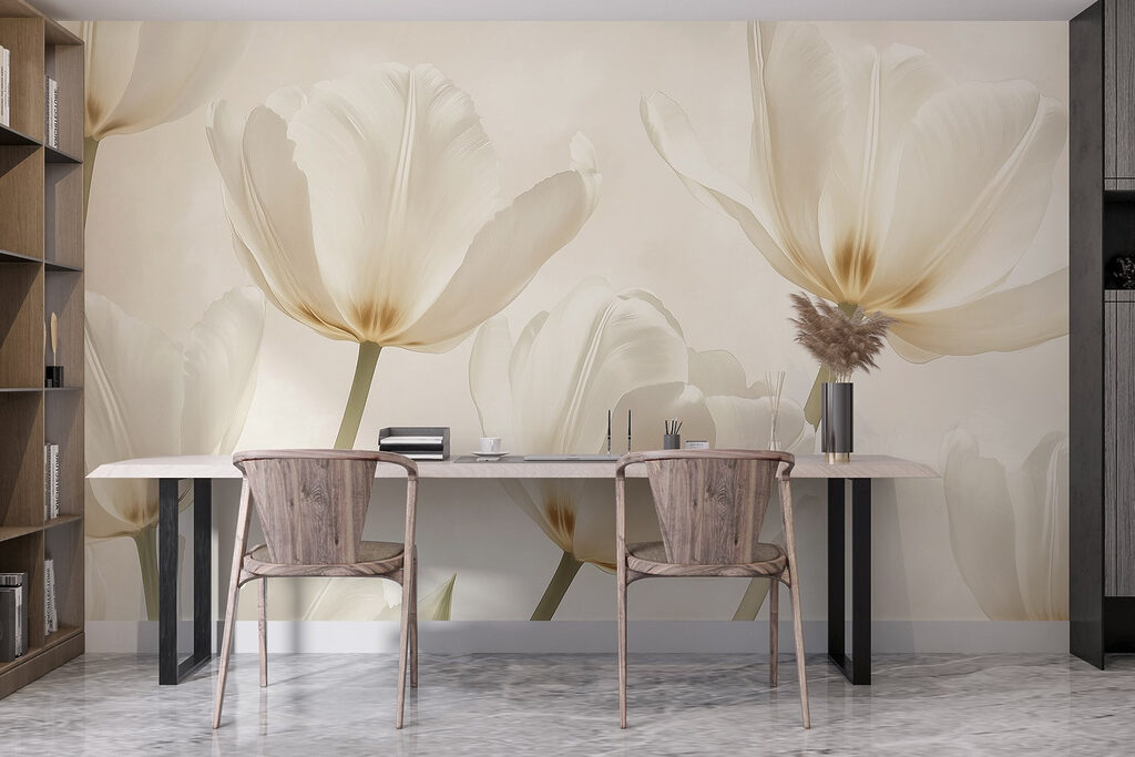 Group of white flowers