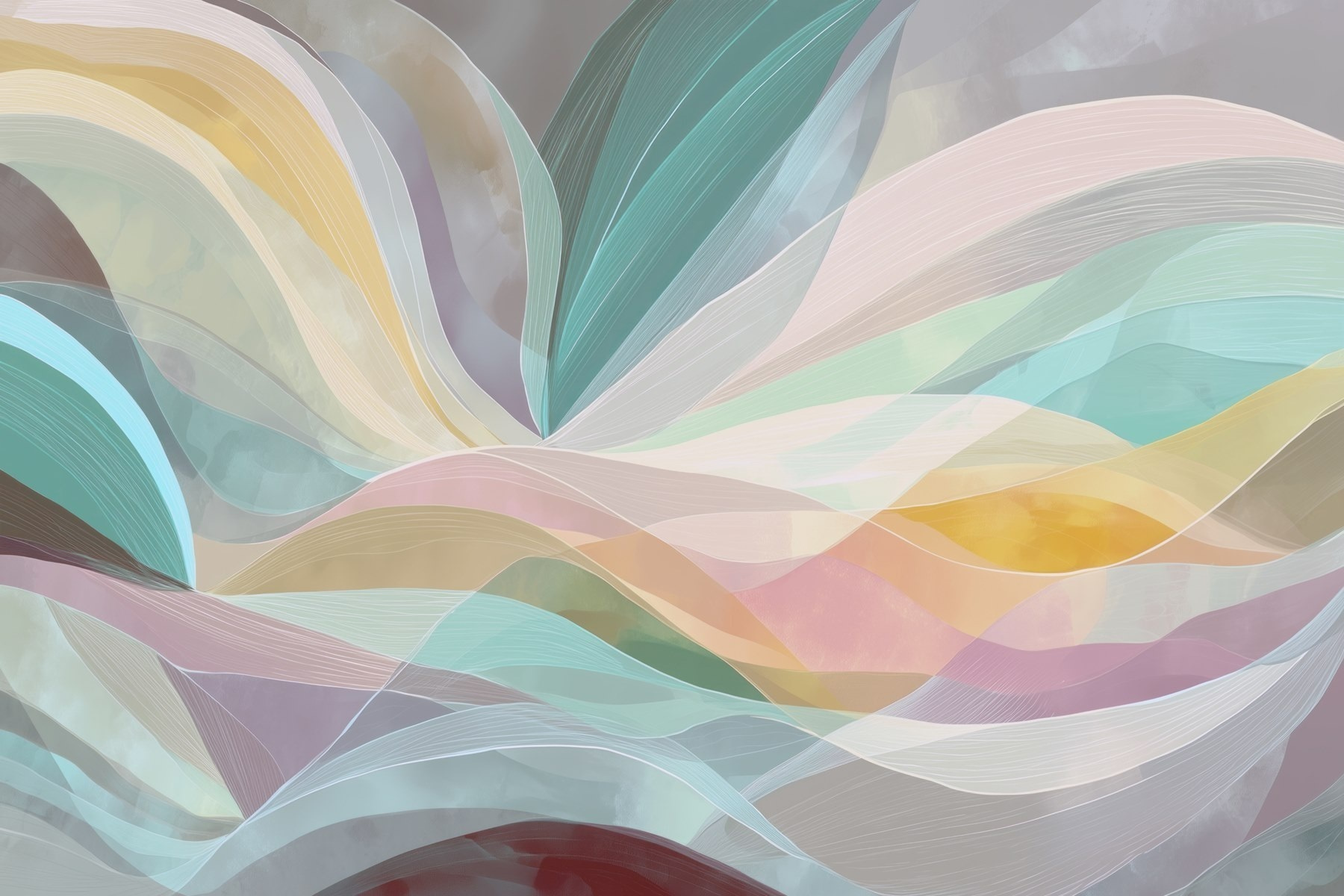 Colorful swirly lines