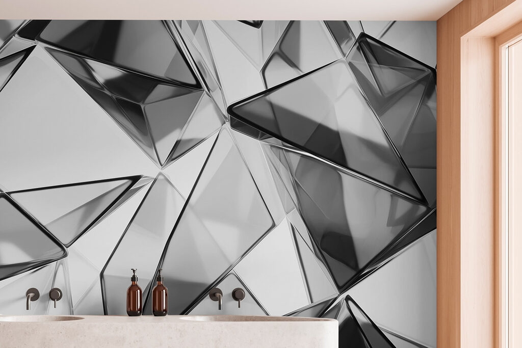 Group of glass triangles