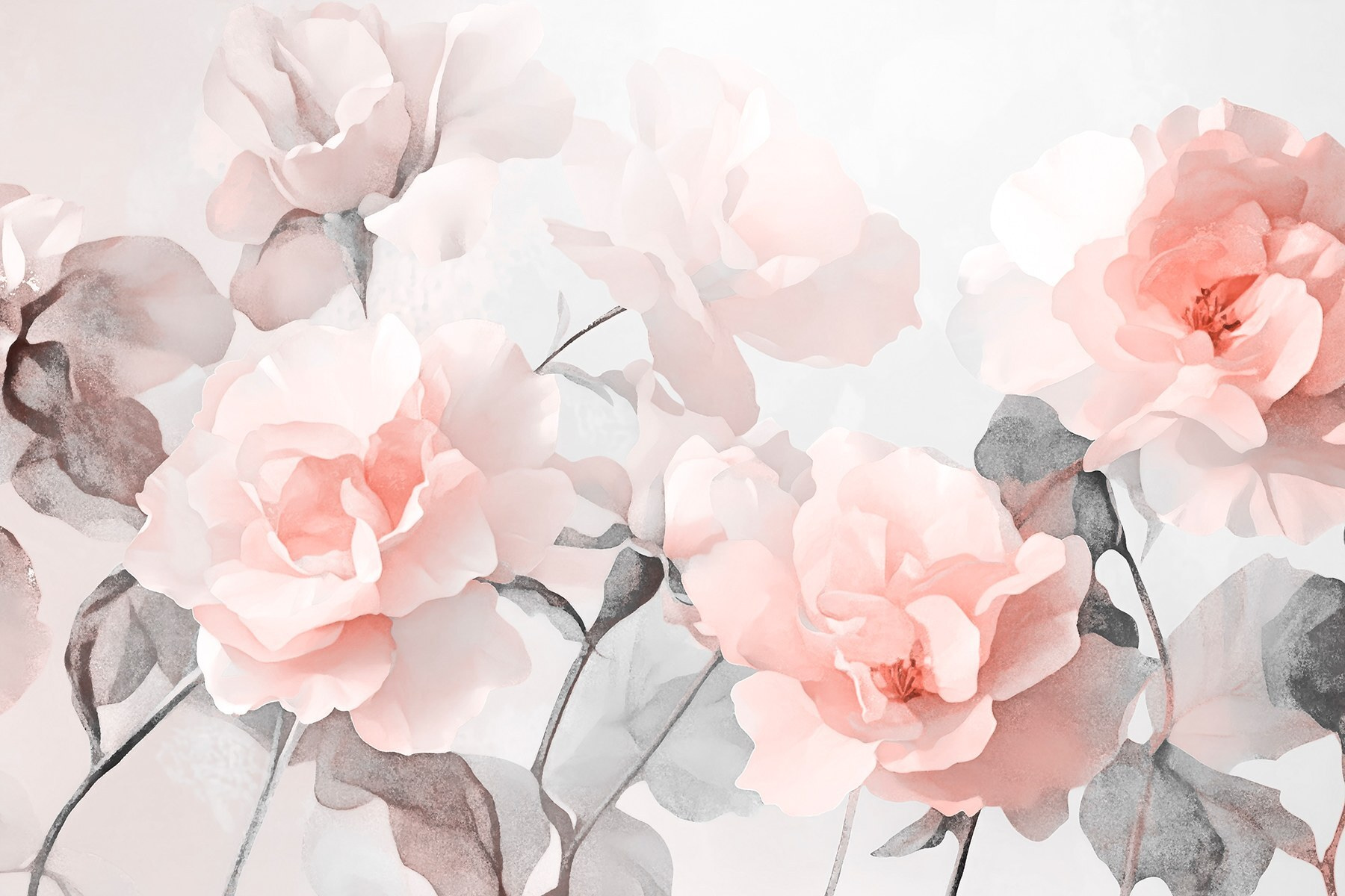 Group of pink flowers Group of pink flowers