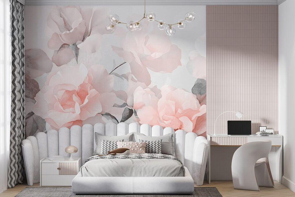 Group of pink flowers Group of pink flowers