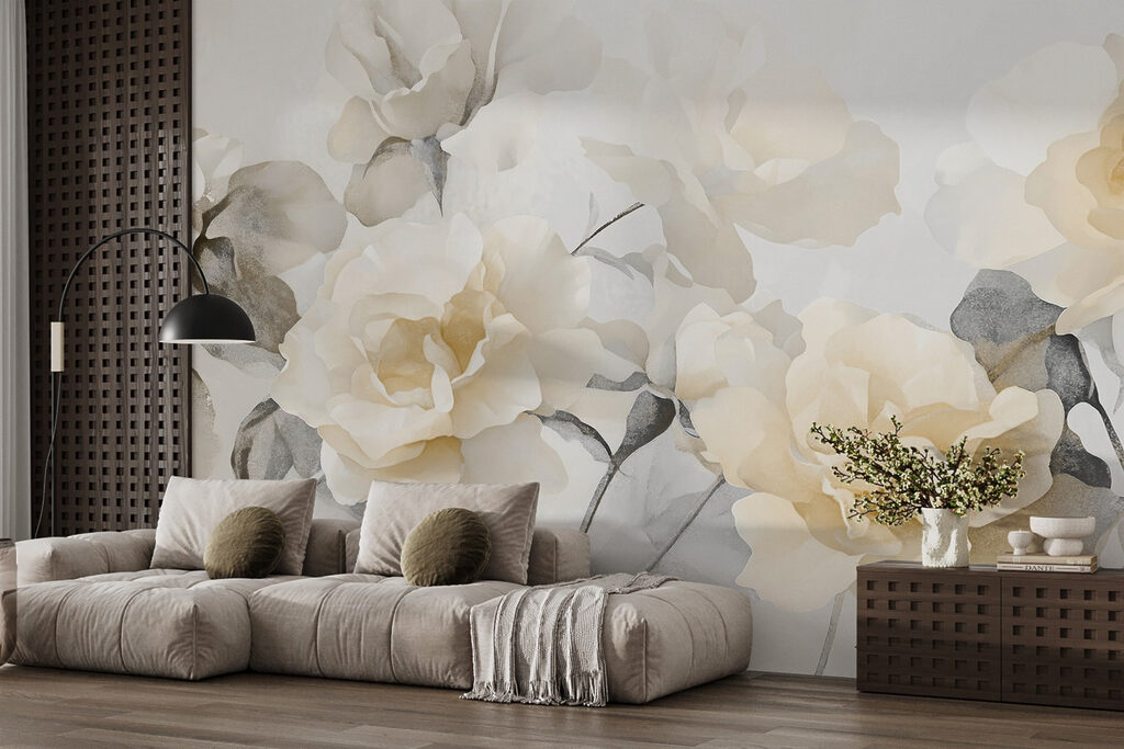 Group of white flowers