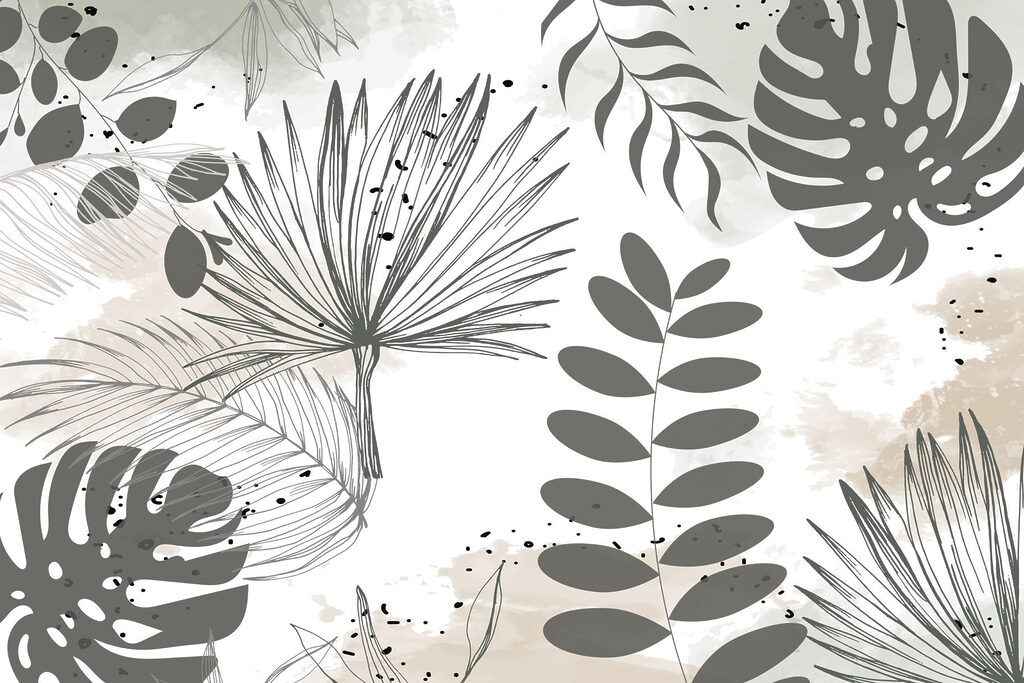 Inspirowany naturą projekt ilustracji botanicznej Inspirowany naturą projekt ilustracji botanicznej