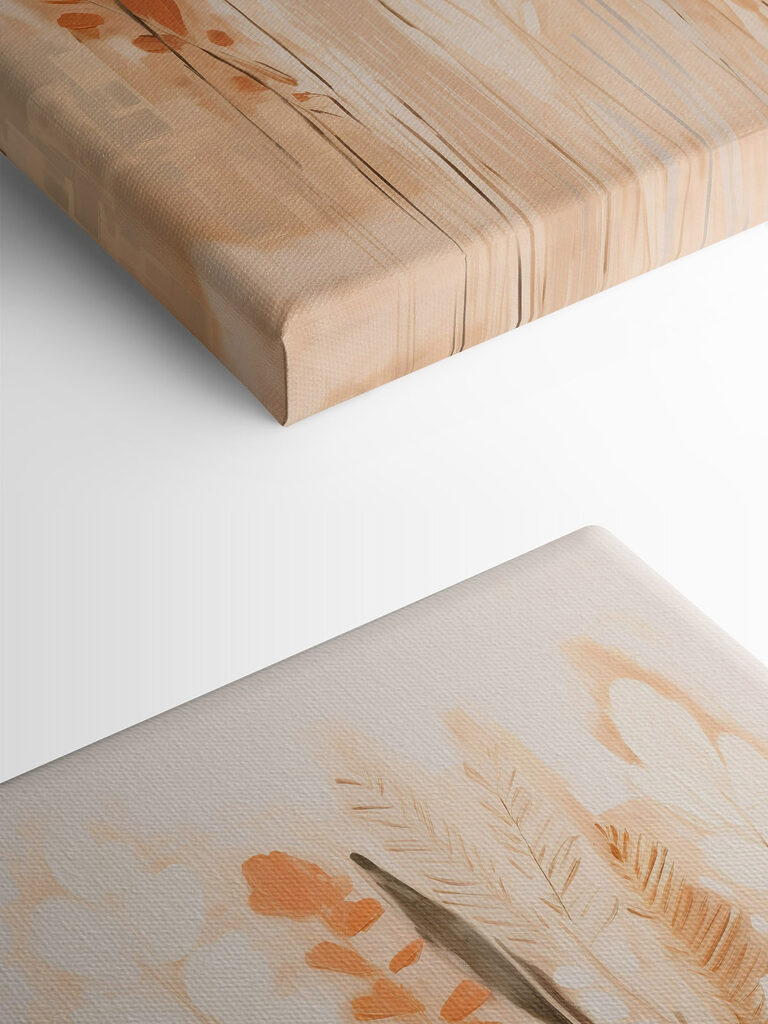 Painting of plants with leaves Painting of plants with leaves