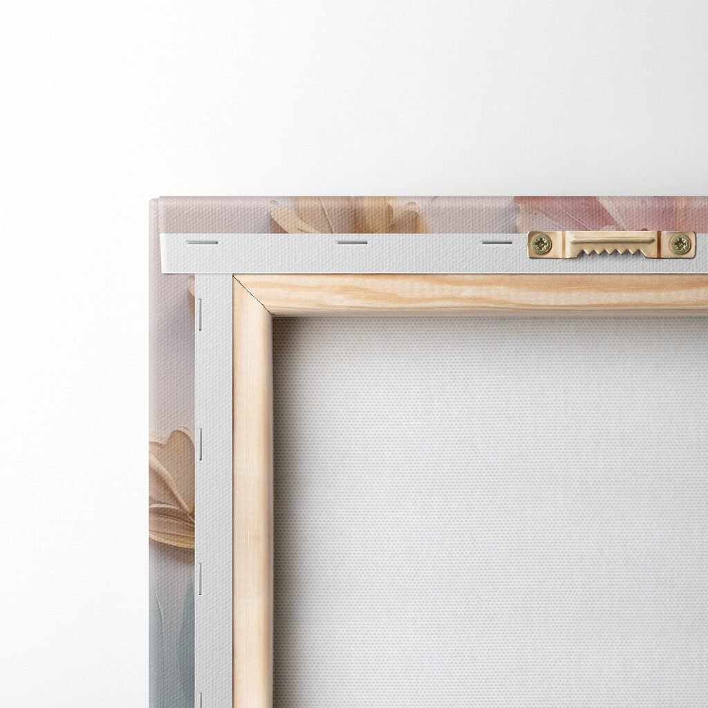 Painting of flowers and leaves