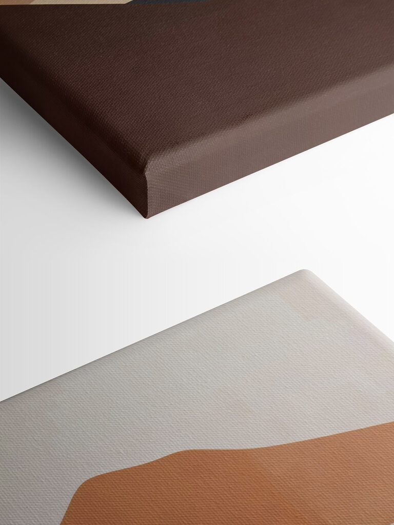 A painting of a desert landscape A painting of a desert landscape