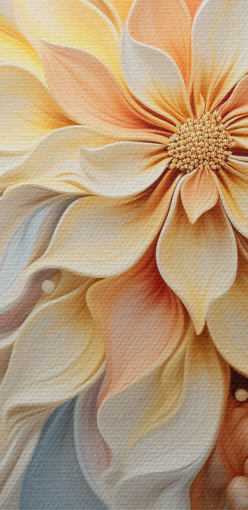 Soft petals in pastel hues bloom Soft petals in pastel hues bloom
