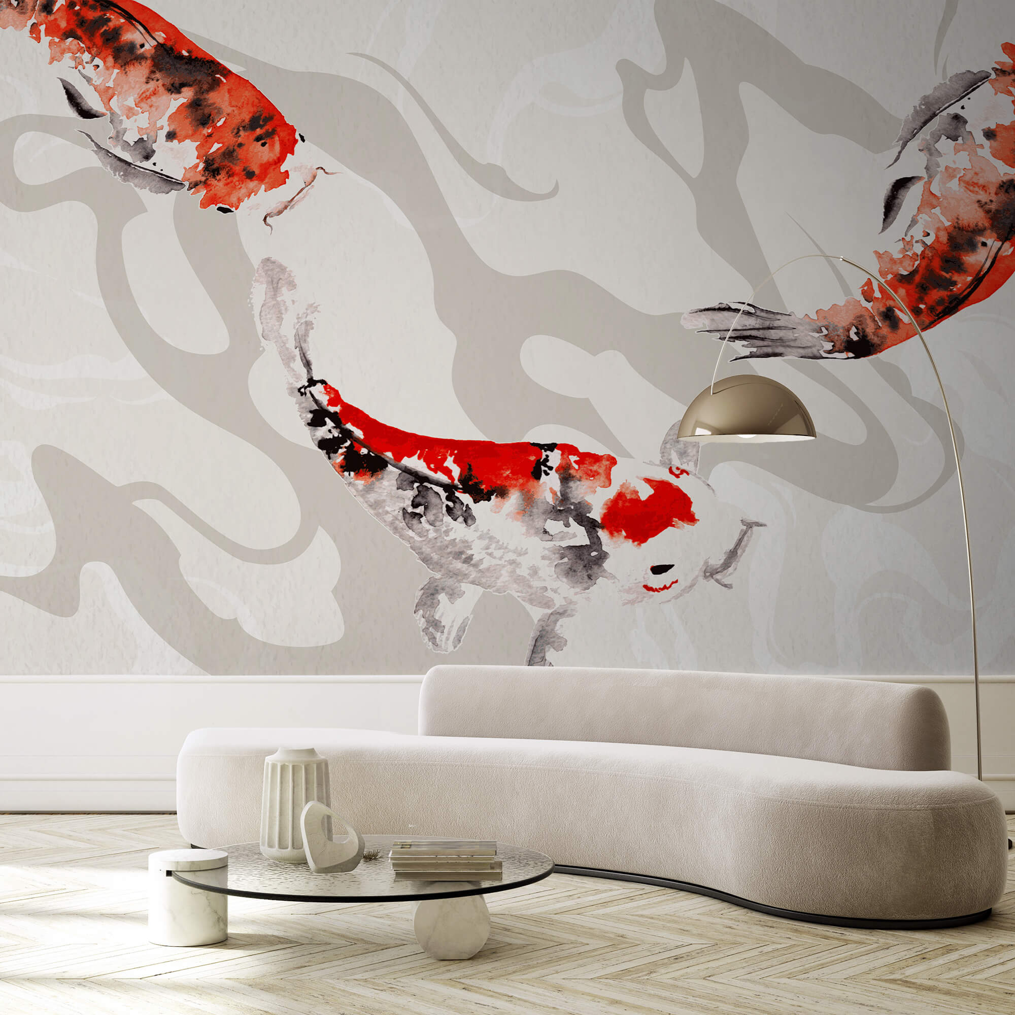 Malowanie pływających ryb