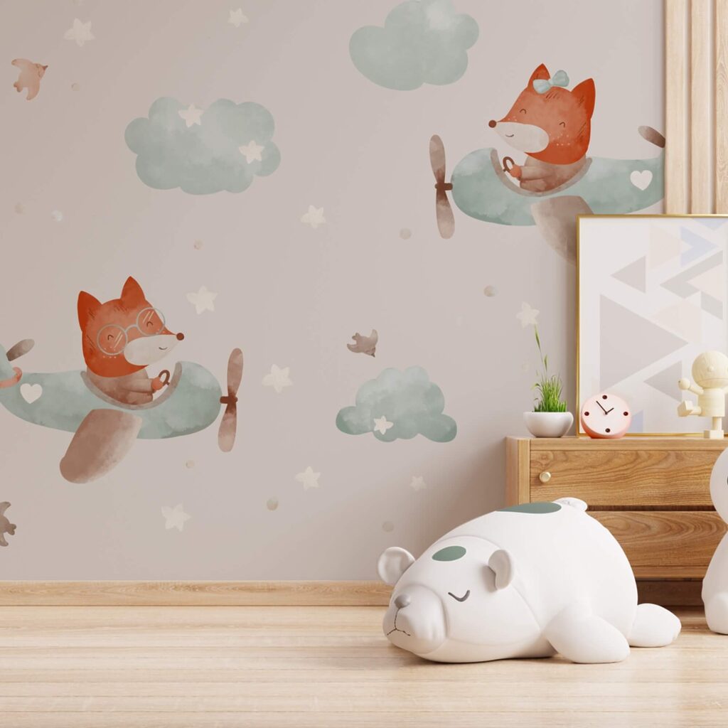 Wzór lisów latających na samolotach Wzór lisów latających na samolotach