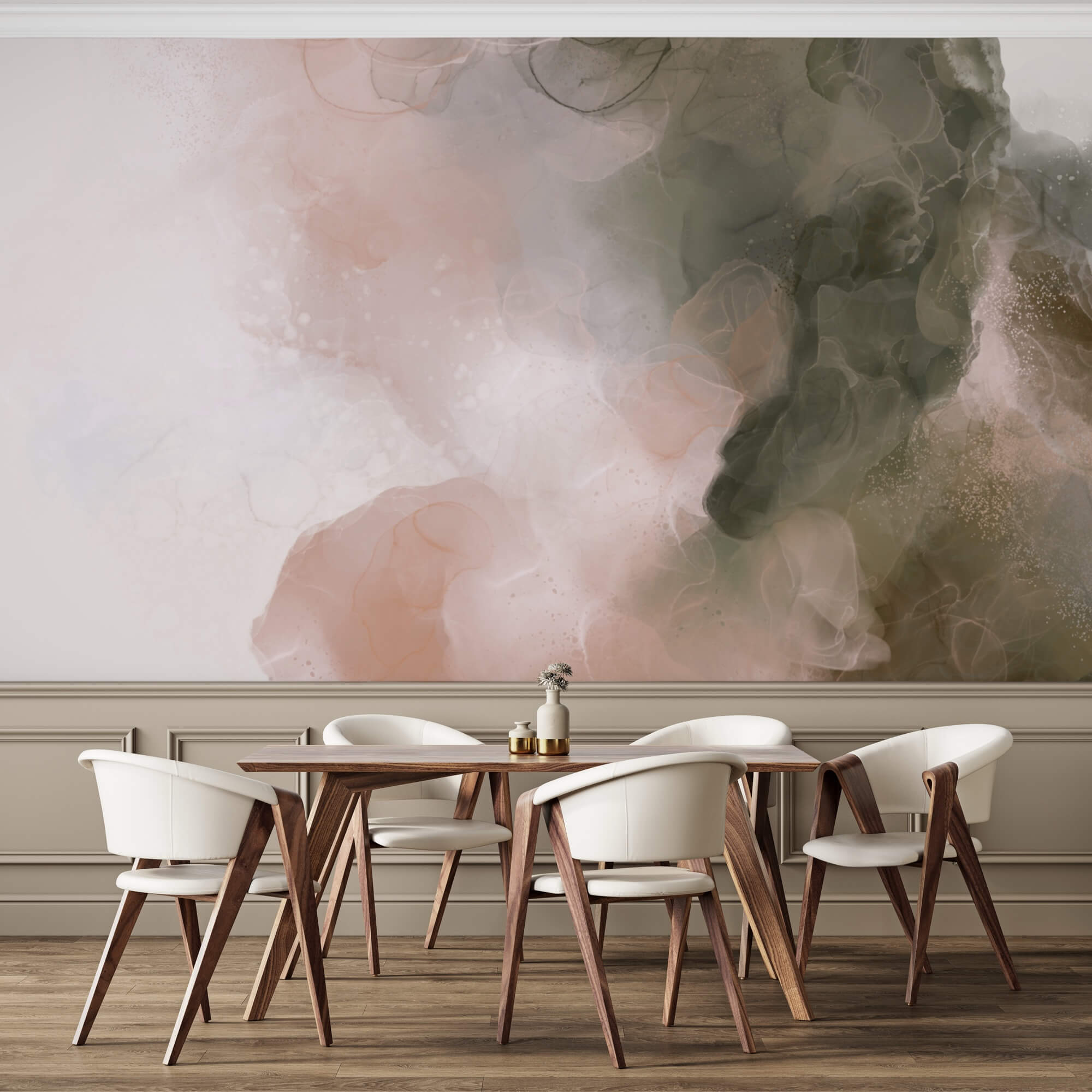 Delikatne odcienie łączące się w harmonii