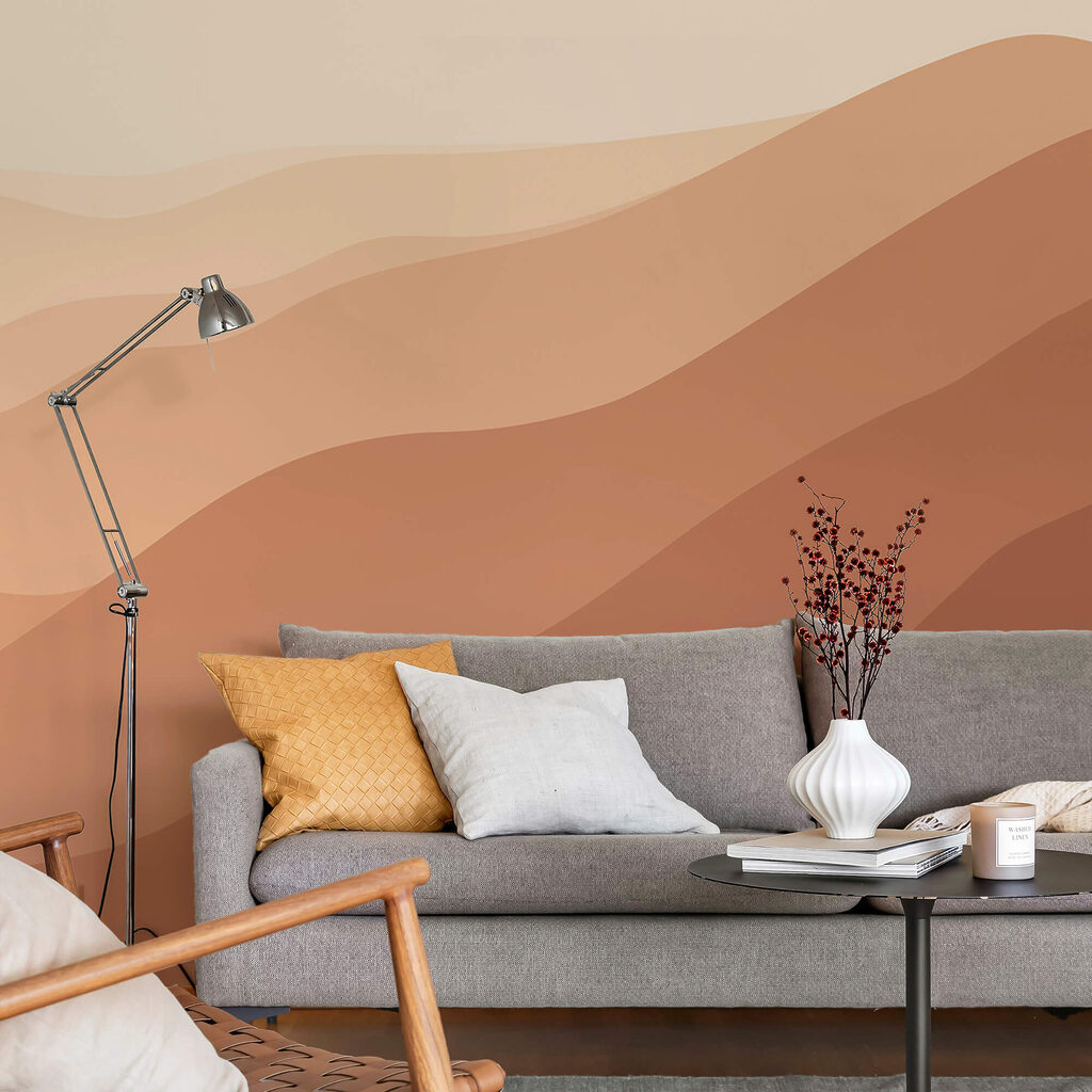 Brązowe i białe piaskowe wzgórza