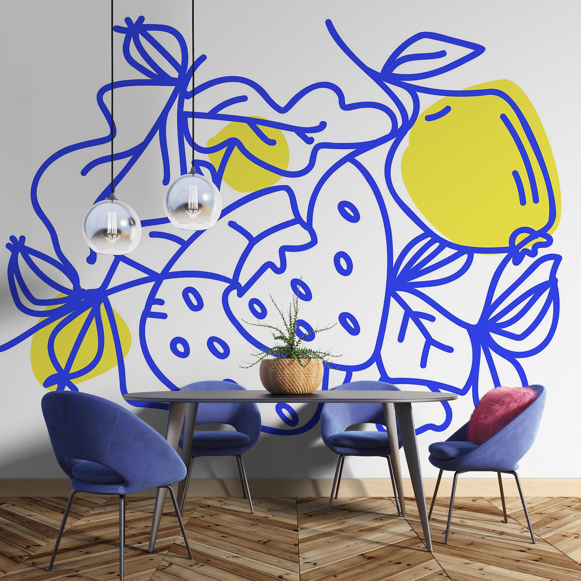 Rysowanie owoców i liści