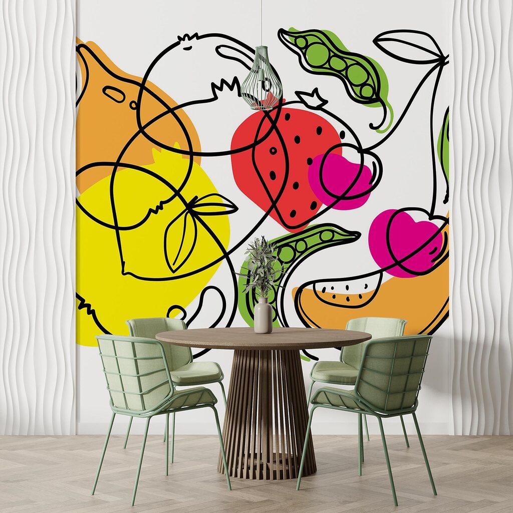 Rysowanie różnych owoców i warzyw