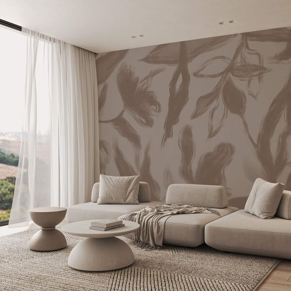 Eleganckie kwiatowe wzory w delikatnych odcieniach