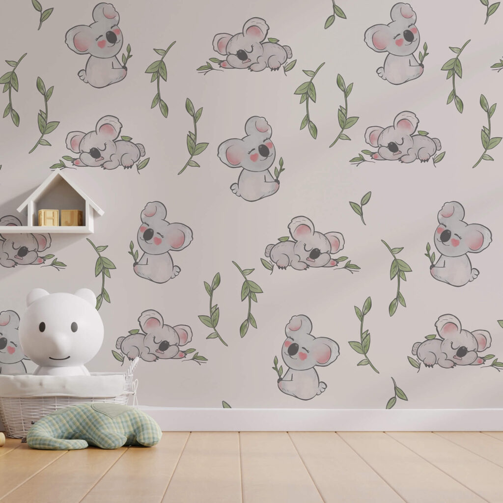 Wzór koali i liści