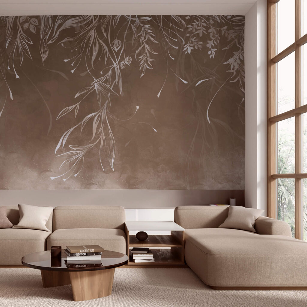 Delikatne wzory w łagodnych odcieniach