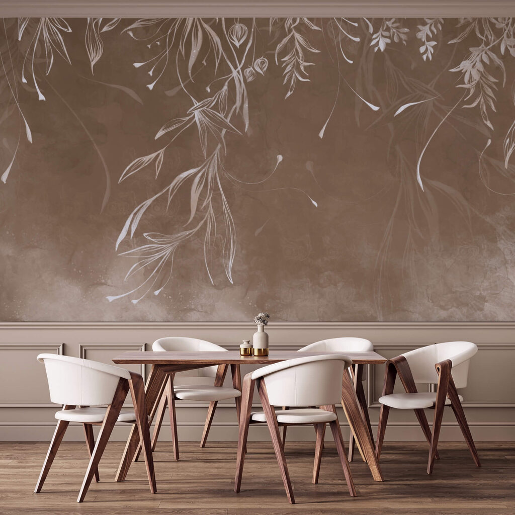 Delikatne wzory w łagodnych odcieniach