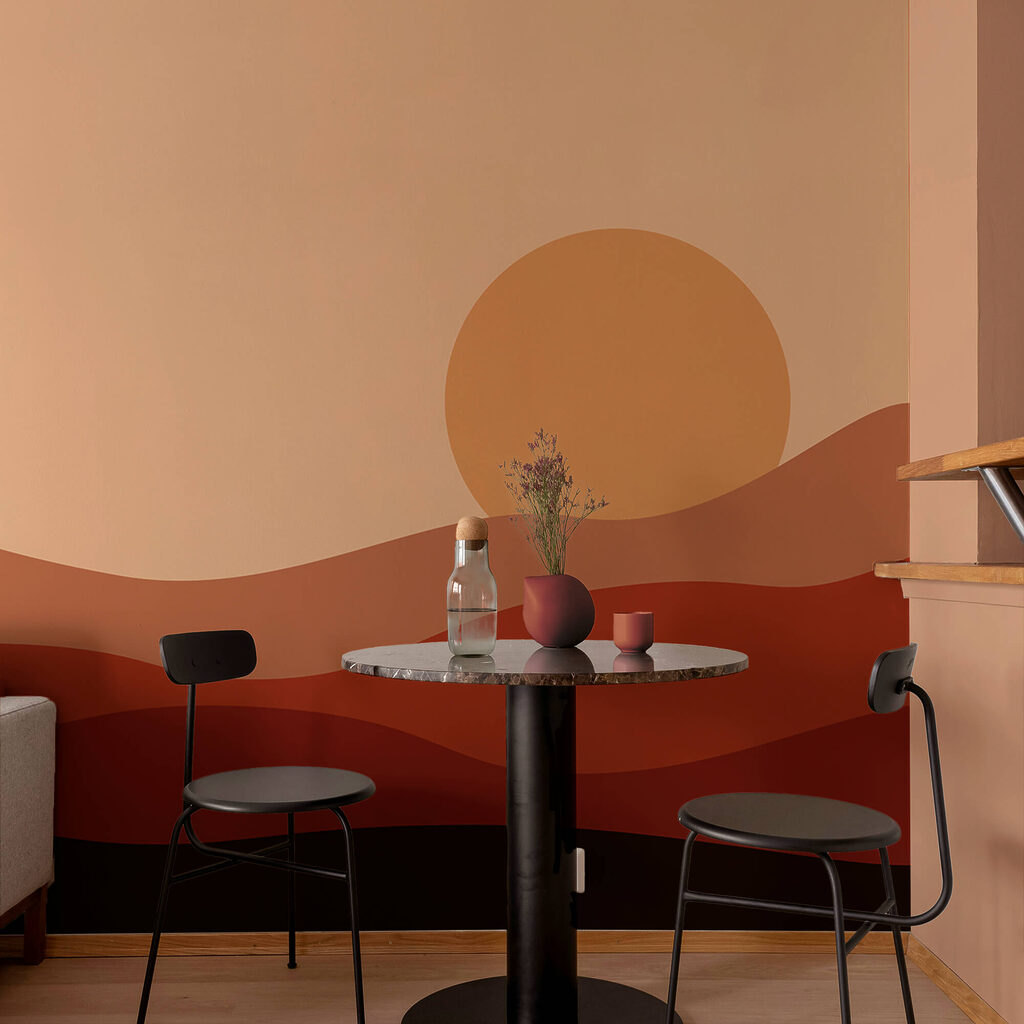 Zachód słońca nad pustynią