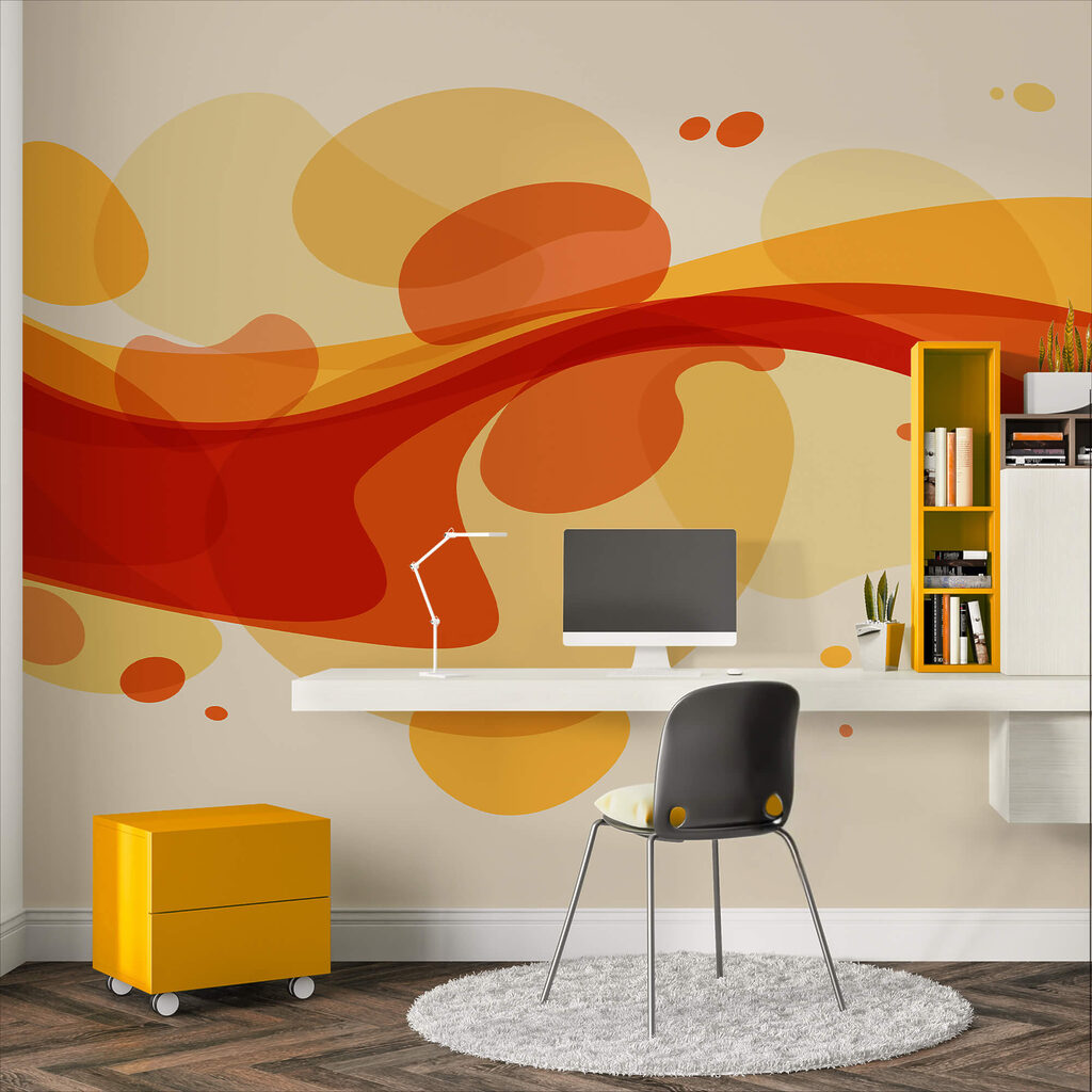 Czerwone i żółte wiry