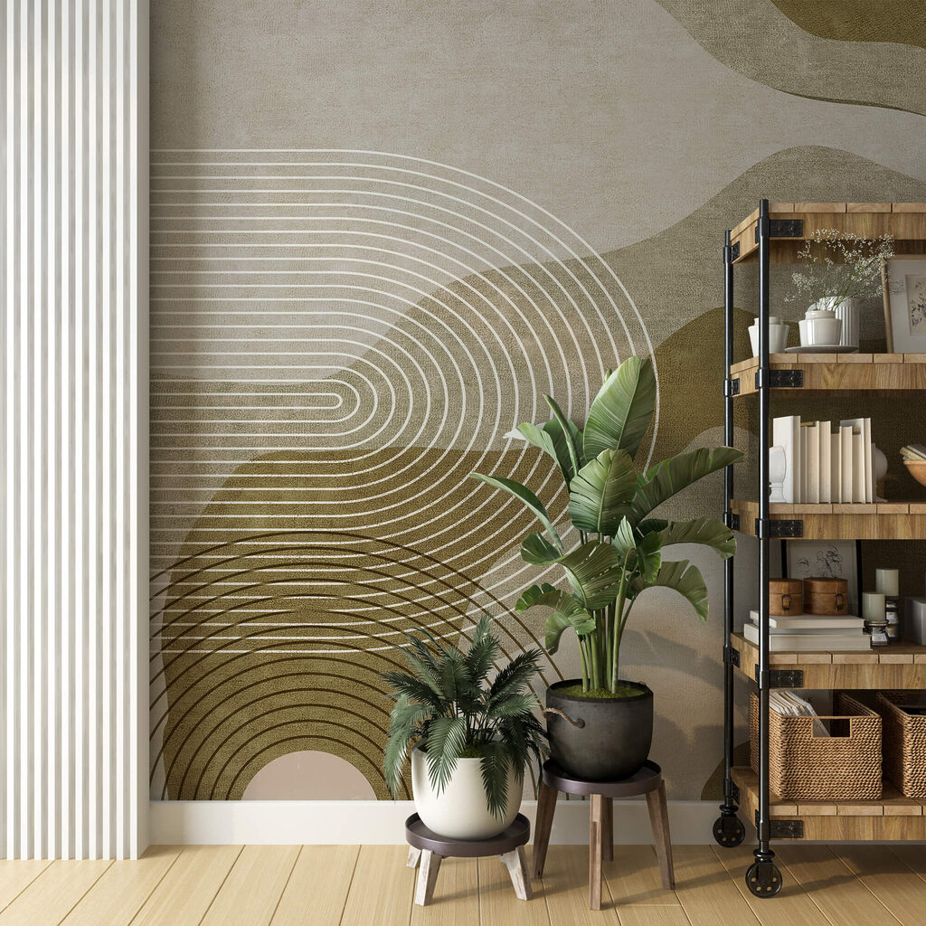 Abstrakcyjne krzywe i linie w harmonii