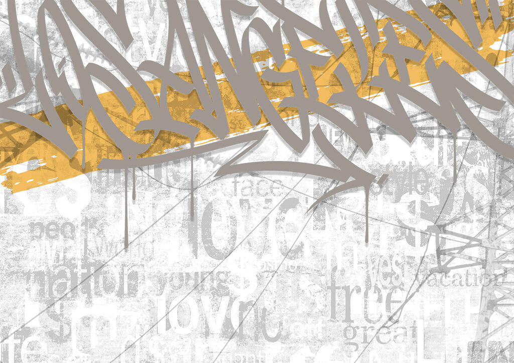 Graffiti na ścianie Graffiti na ścianie