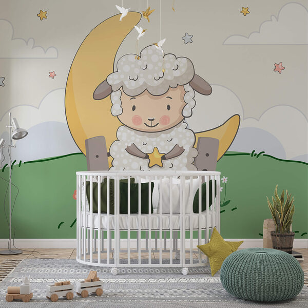 Karykatura owcy trzymającej gwiazdę