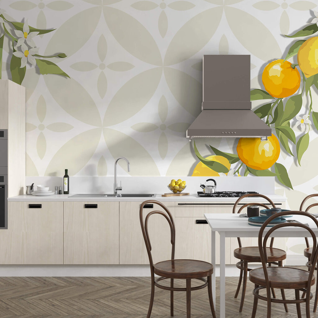 Żółte owoce na gałęzi